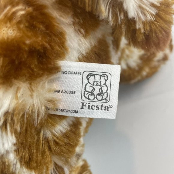 Fiesta Sitting Giraffe 15" Plush Stuffed Animal Toy - Picture 5 of 6